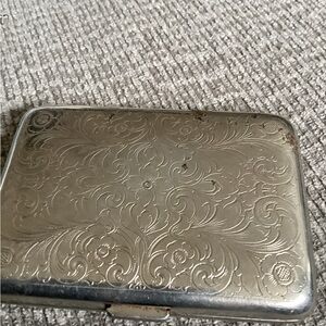 Vintage silver cigarette case, nice collectable